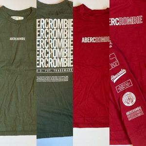 Bundle of 2 Abercrombie Kids Long Sleeve T-Shirts